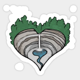 Taughannock Love Sticker